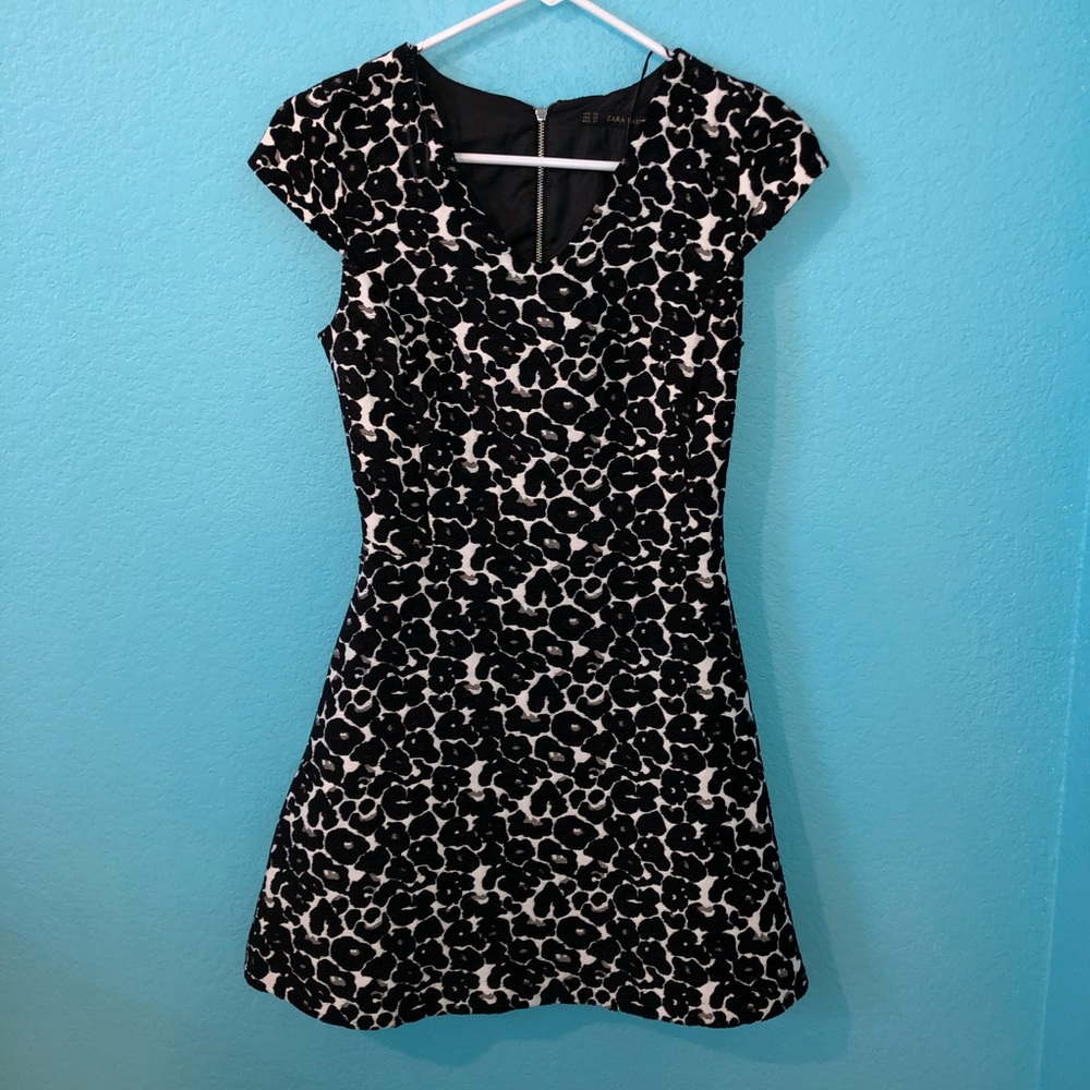 Vintage Cheetah Print Mini Dress